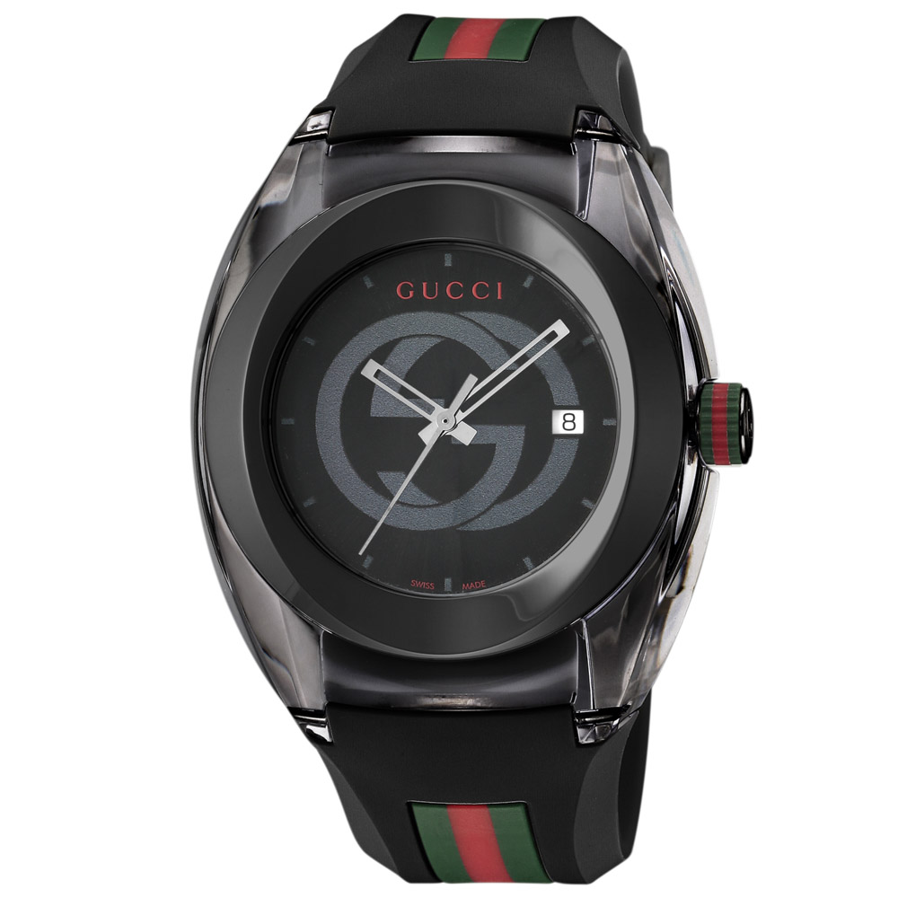 グッチ GUCCI 腕時計 SYNC ラバーベルトMウォッチ YA137107A【FITHOUSE