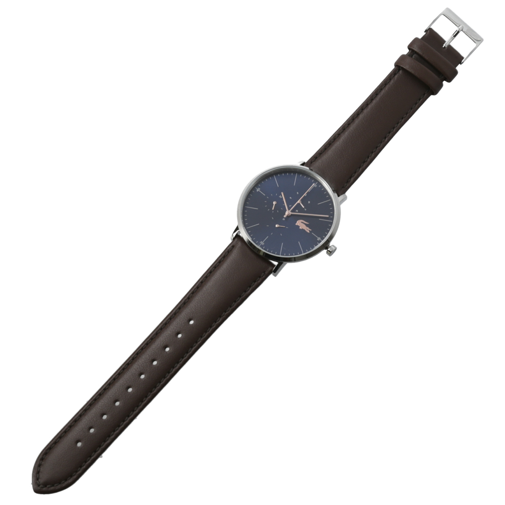 ラコステ LACOSTE 腕時計 MOON ULTRA SLIM 40mmレザーMウォッチ 