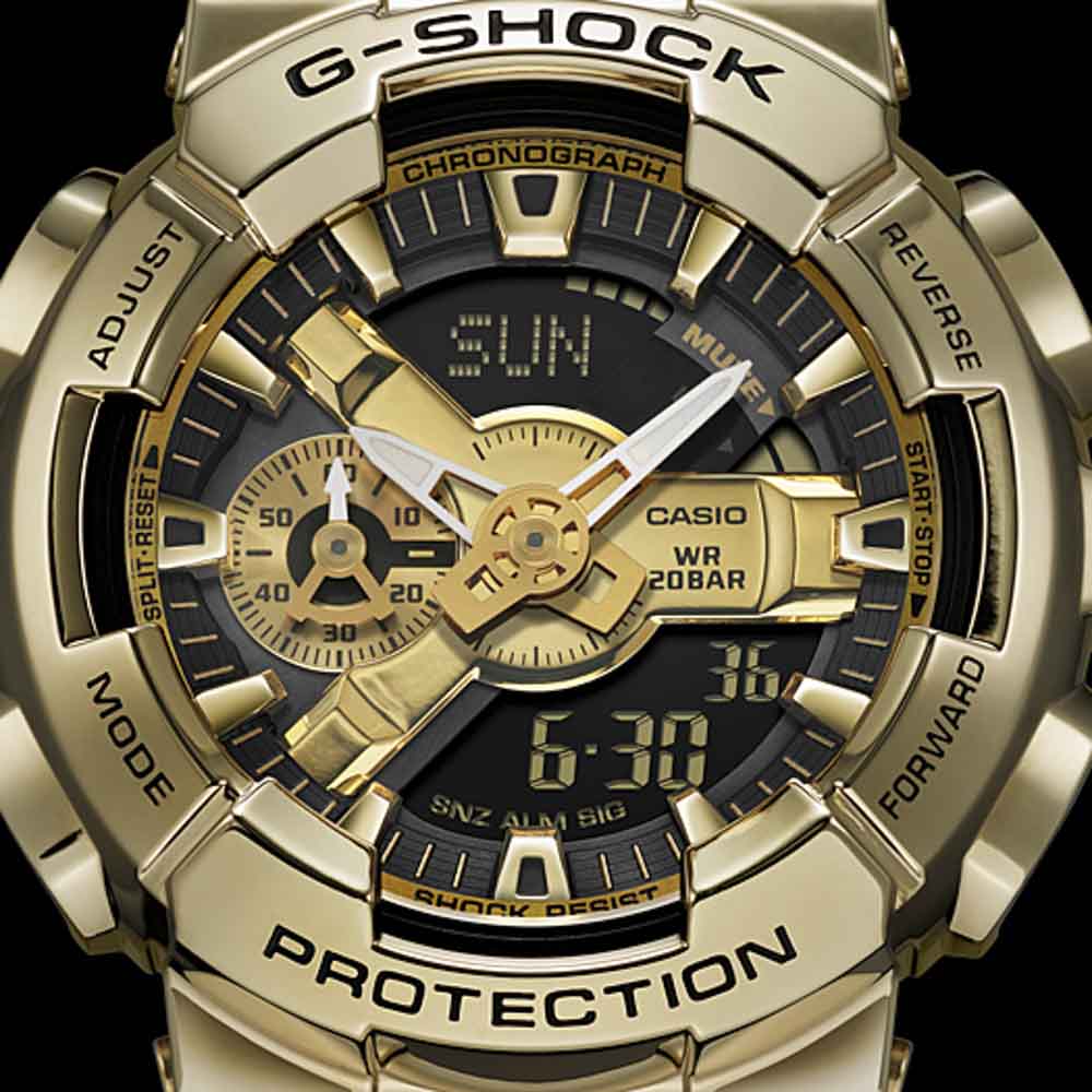 ジーショック G-SHOCK 腕時計 Metal Covered GM-110アナデジMウォッチ GM-110G-1A9JF【FITHOUSE ONLINE SHOP】