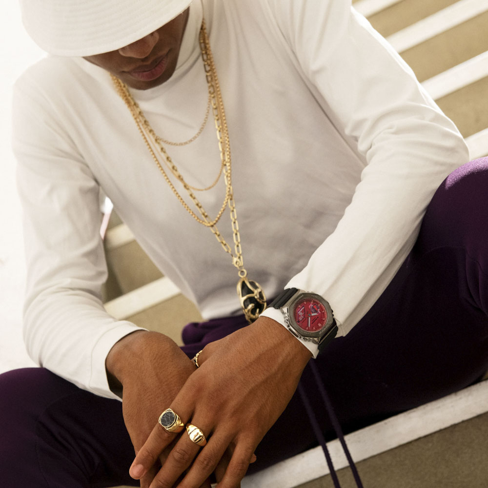 カシオ CASIO ジーショック G-SHOCK 腕時計 2100シリーズ アナデジMウォッチ GM-2100B-4AJF【FITHOUSE ONLINE SHOP】