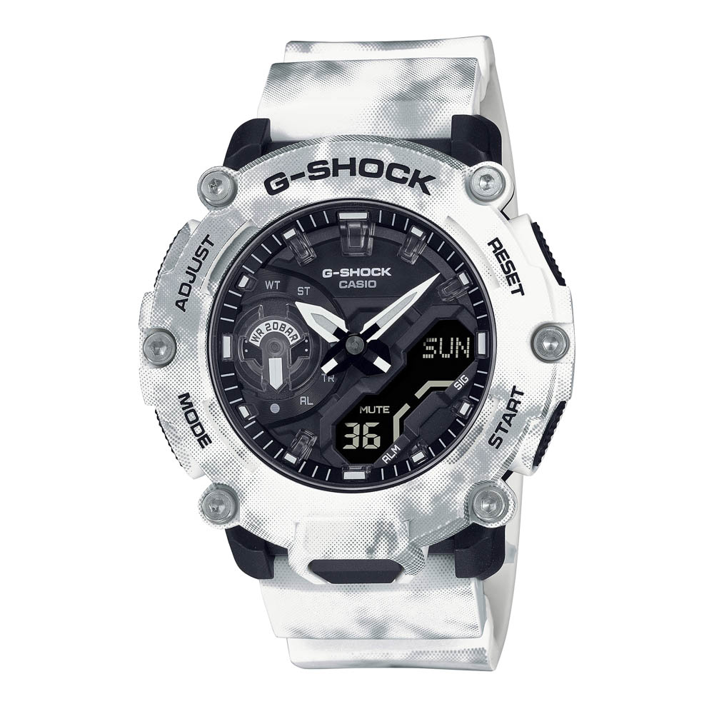 ジーショック G-SHOCK 腕時計 GA-2200 GRUNGE SNOW CAMOUFLAGE アナデジMウォッチ GA-2200GC-7AJF【FITHOUSE ONLINE SHOP】