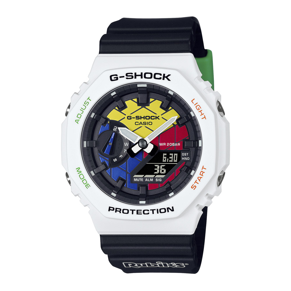 ジーショック G-SHOCK 腕時計 Rubik's Cubeコラボ 2100シリーズ アナデジMウォッチ  GAE-2100RC-1AJR【FITHOUSE ONLINE SHOP】 フィットハウス公式オンラインショップ FIT HOUSE  ONLINE SHOP
