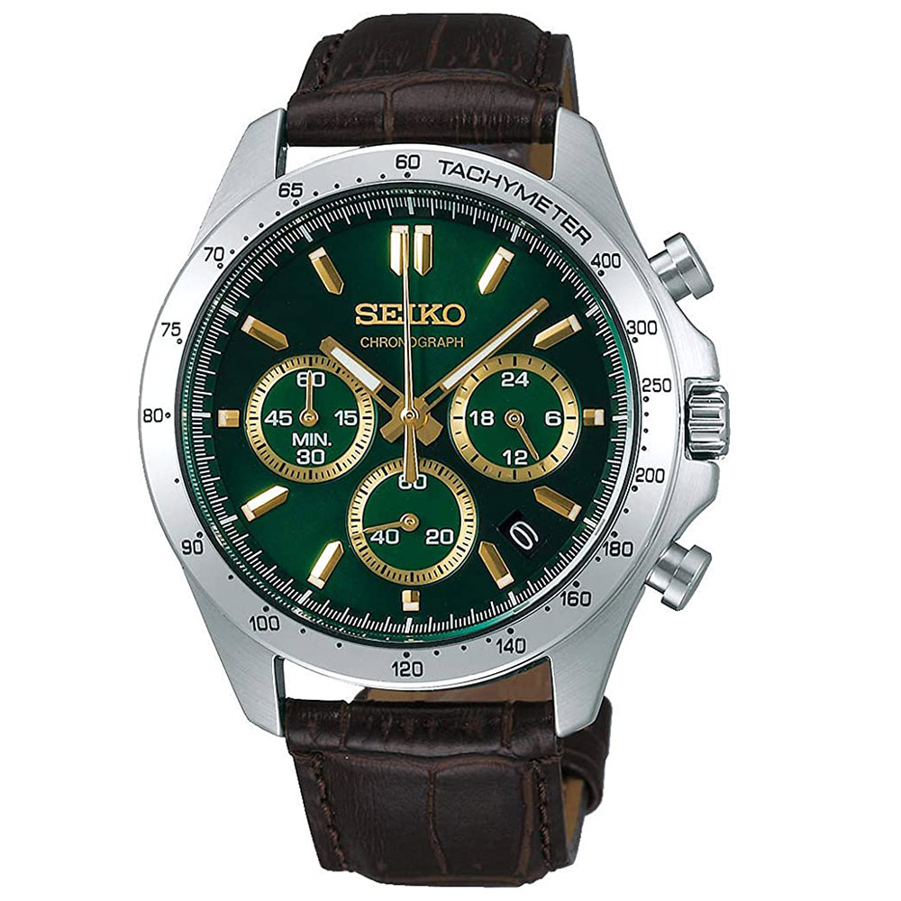 セイコー SEIKO 腕時計 ラウンド クロノグラフ レザーベルト Mウォッチ SBTR017【FITHOUSE ONLINE SHOP】