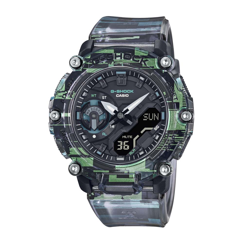 ジーショック G-SHOCK 腕時計 GA-2200シリーズ Digital Glitch アナデジMウォッチ GA-2200NN-1AJF【FITHOUSE ONLINE SHOP】