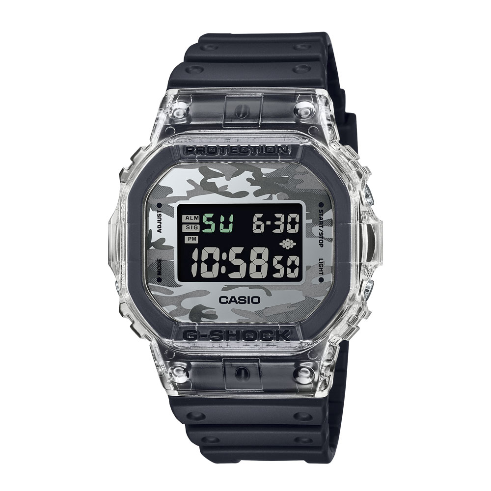 カシオ CASIO ジーショック G-SHOCK 腕時計 カモフラージュ・スケルトン デジタルMウォッチ DW-5600SKC-1JF【FITHOUSE ONLINE SHOP】