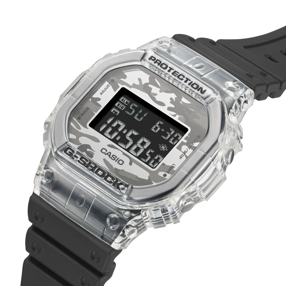 カシオ CASIO ジーショック G-SHOCK 腕時計 カモフラージュ・スケルトン デジタルMウォッチ DW-5600SKC-1JF【FITHOUSE ONLINE SHOP】