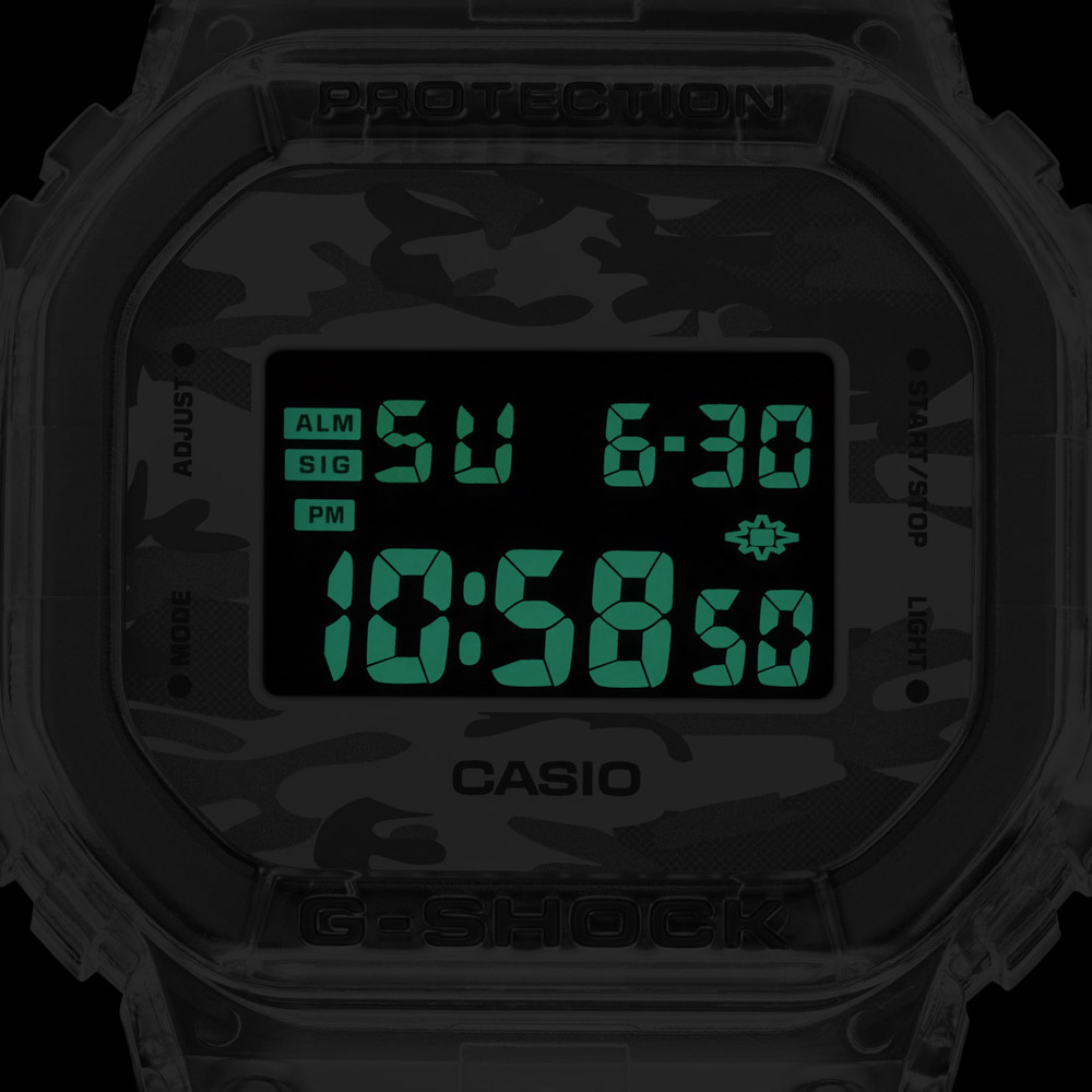 ジーショック G-SHOCK 腕時計 カモフラージュ・スケルトン デジタルMウォッチ DW-5600SKC-1JF【FITHOUSE ONLINE SHOP】