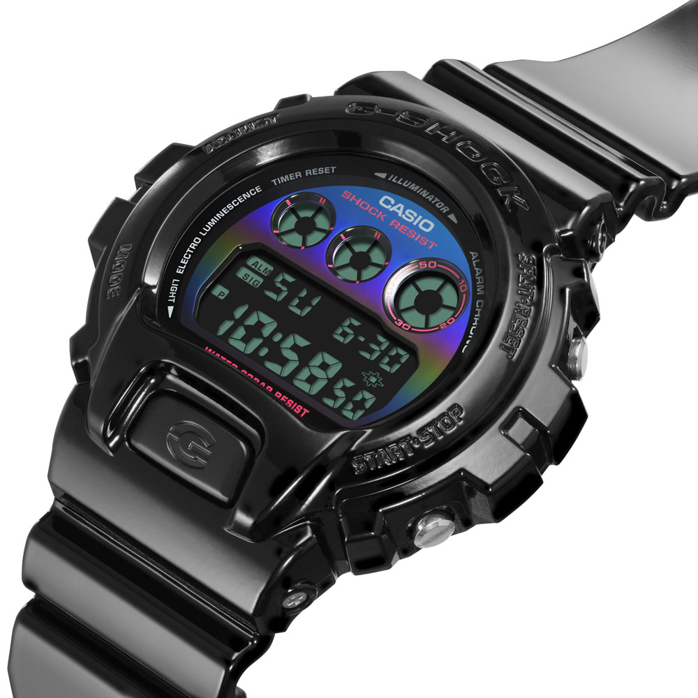 カシオ CASIO ジーショック G-SHOCK 腕時計 Virtual Rainbow：Gamer's RGB 6900 デジタルMウォッチ DW-6900RGB-1JF【FITHOUSE ONLINE SHOP】