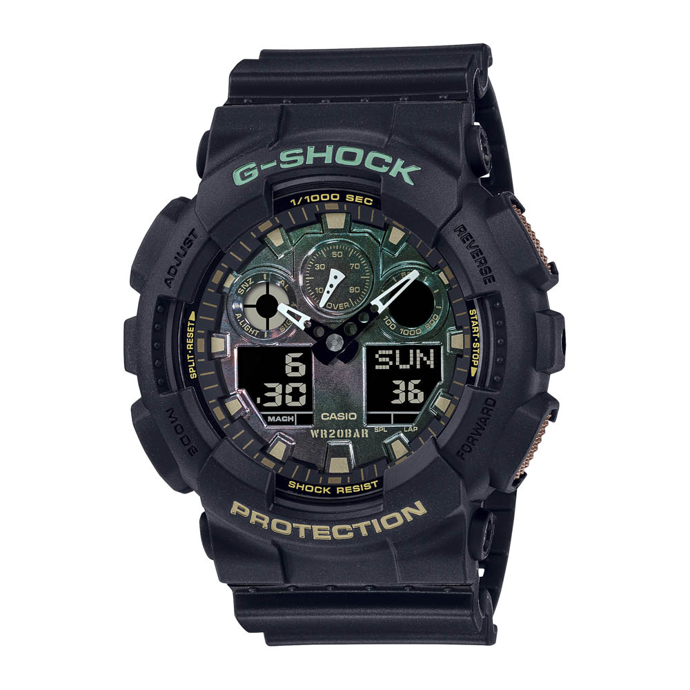 ジーショック G-SHOCK 腕時計 TEAL AND BROWN COLOR アナデジMウォッチ GA-100RC-1AJF【FITHOUSE ONLINE SHOP】