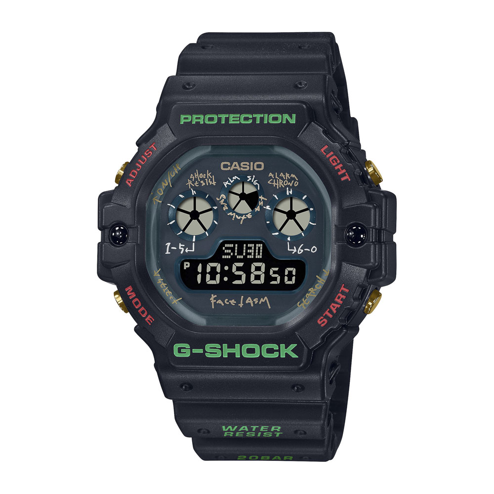 ジーショック G-SHOCK 腕時計 FACETASMコラボ デジタルMウォッチ DW-5900FA-1JR【FITHOUSE ONLINE SHOP】