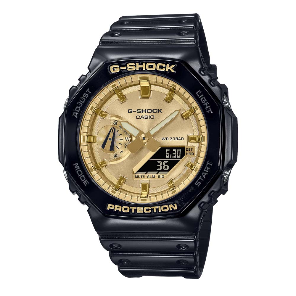 カシオ CASIO ジーショック G-SHOCK 腕時計 GA-2100シリーズ アナデジ Mウォッチ GA-2100GB-1AJF【FITHOUSE ONLINE SHOP】