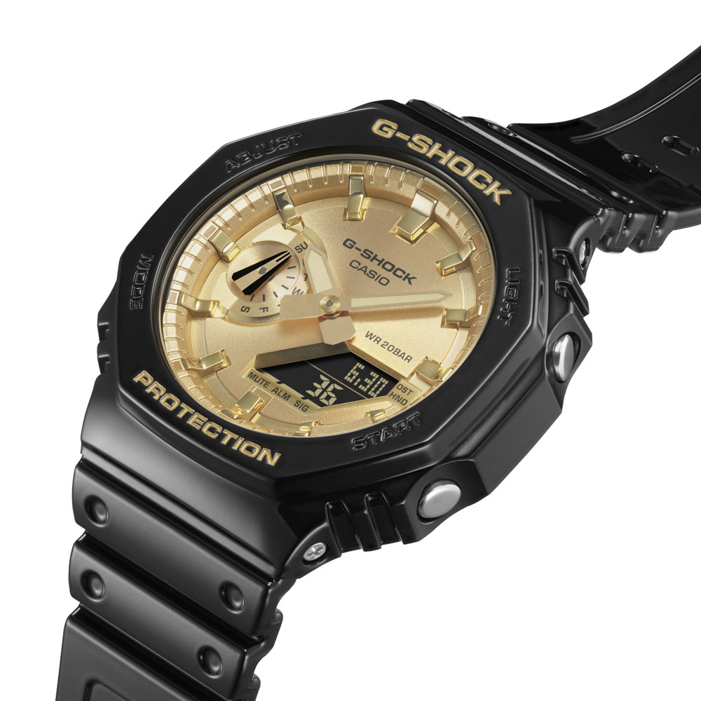 カシオ CASIO ジーショック G-SHOCK 腕時計 GA-2100シリーズ アナデジ Mウォッチ GA-2100GB-1AJF【FITHOUSE ONLINE SHOP】