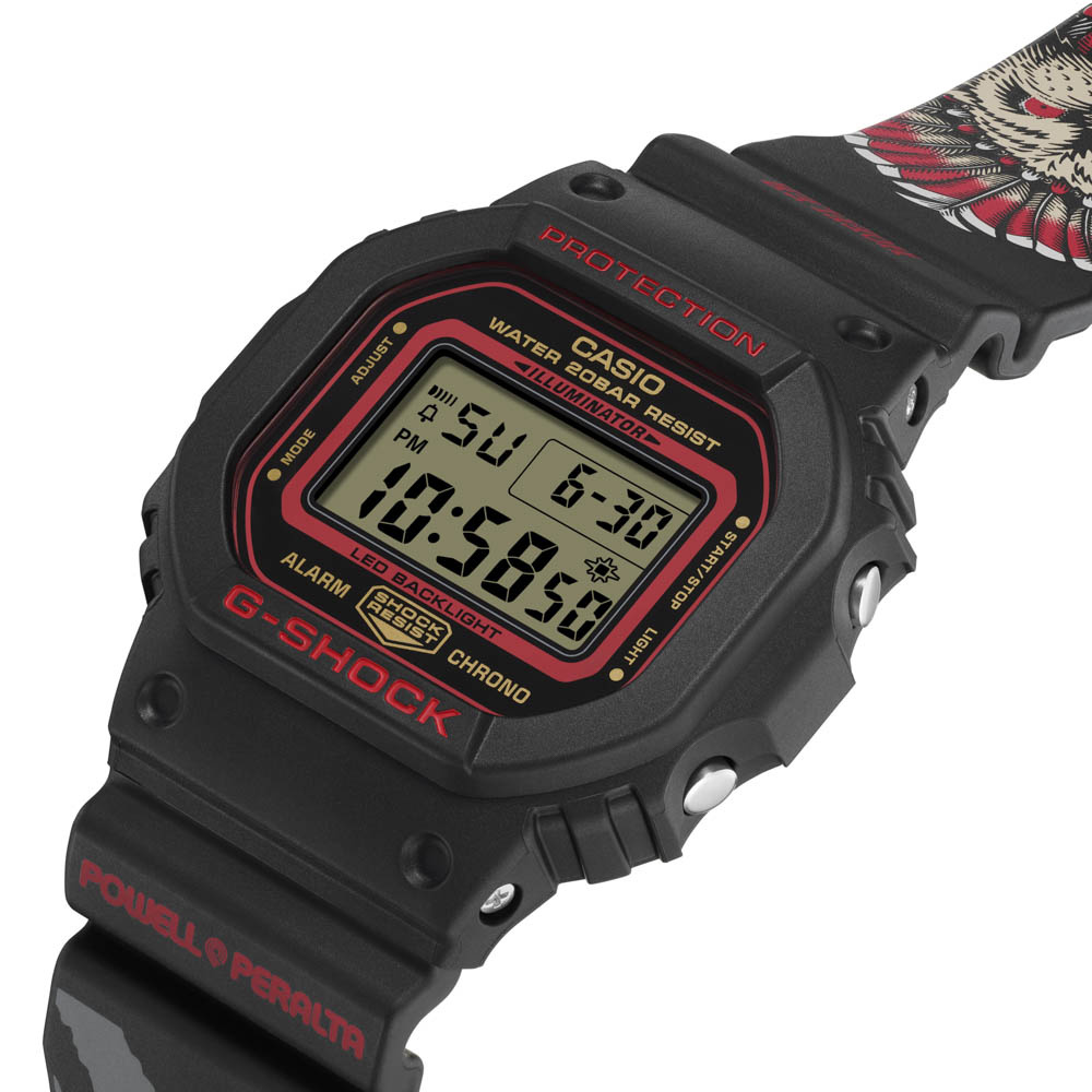 カシオ CASIO ジーショック G-SHOCK 腕時計 Kelvin Hoefler × Powell Peralta コラボ デジタル Mウォッチ DW-5600KH-1JR【FITHOUSE ONLINE SHOP】