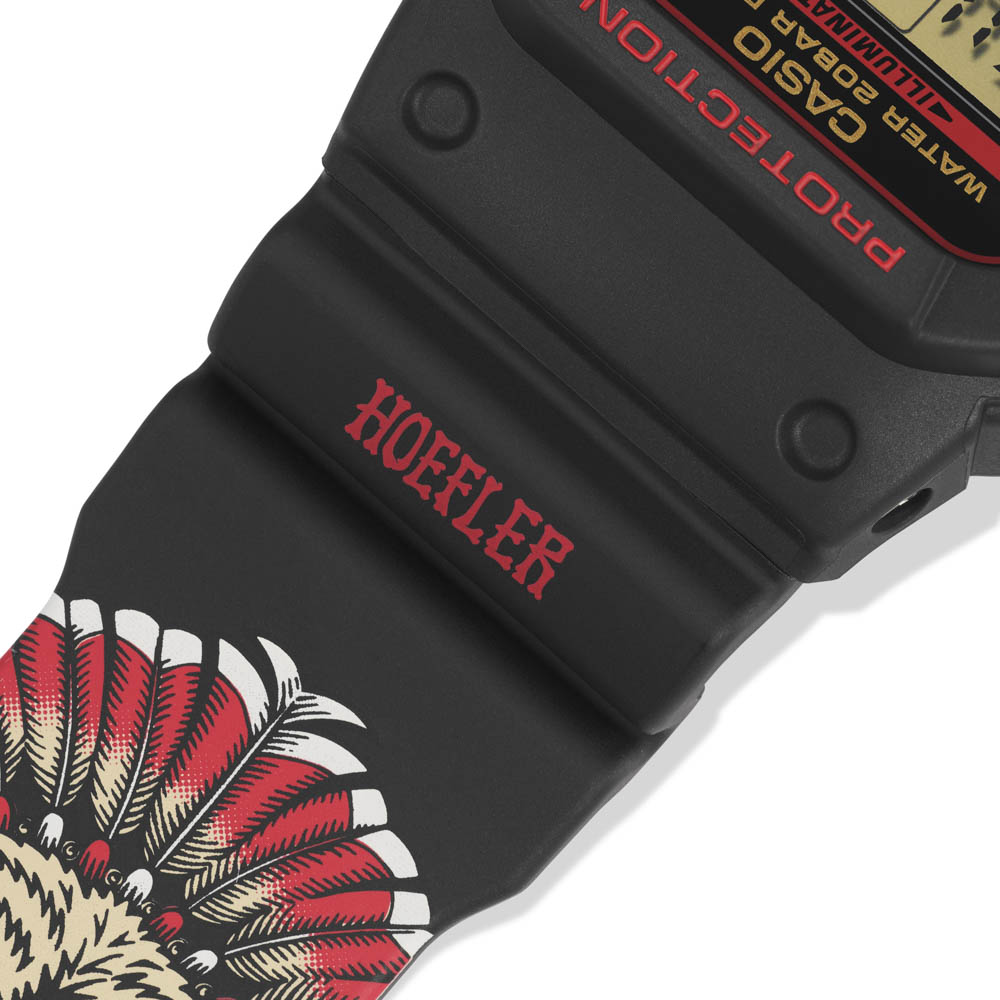 カシオ CASIO ジーショック G-SHOCK 腕時計 Kelvin Hoefler × Powell Peralta コラボ デジタル Mウォッチ DW-5600KH-1JR【FITHOUSE ONLINE SHOP】