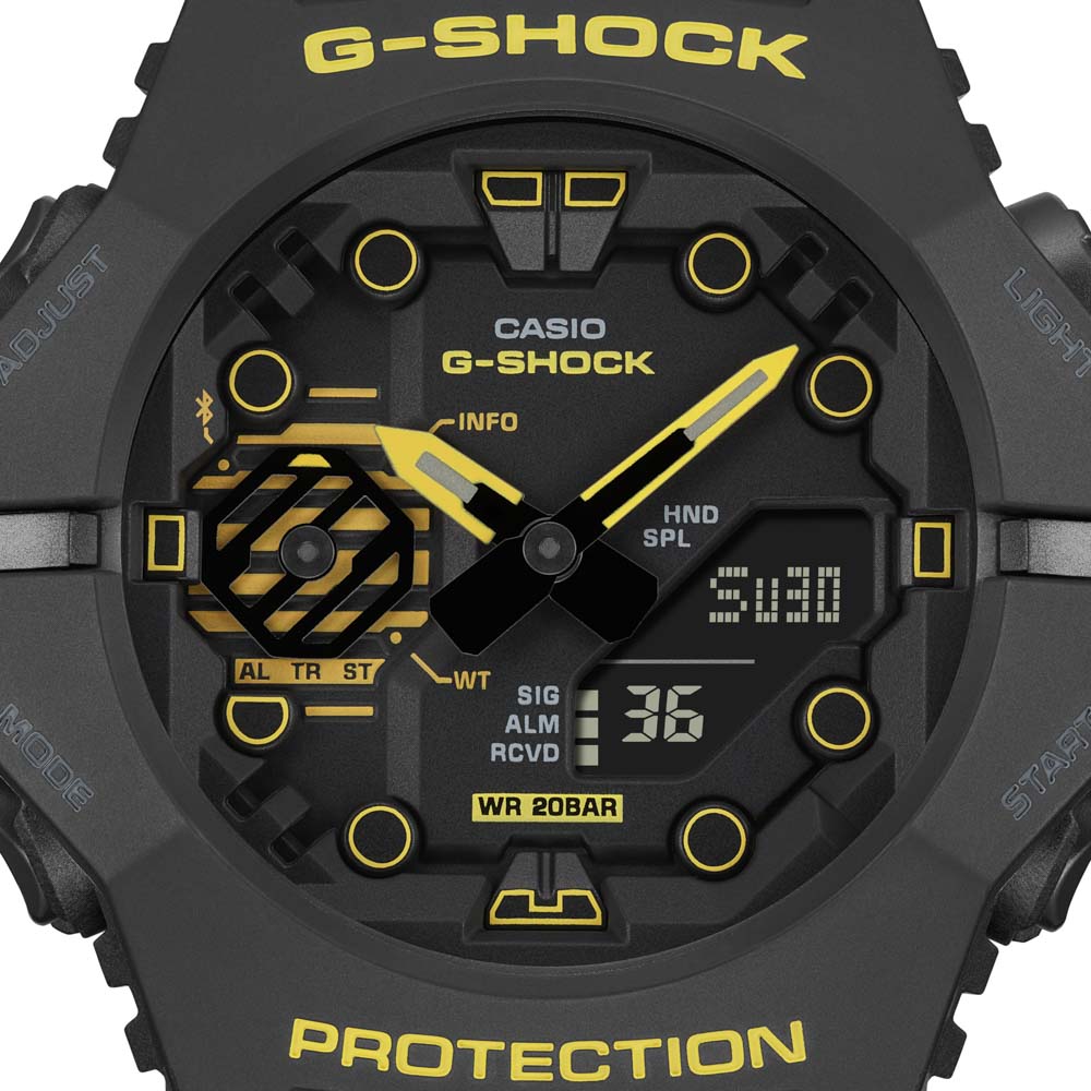 カシオ CASIO ジーショック G-SHOCK 腕時計 Caution Yellow GA-B001 モバイルリンク アナデジ Mウォッチ GA-B001CY-1AJF【FITHOUSE ONLINE SHOP】