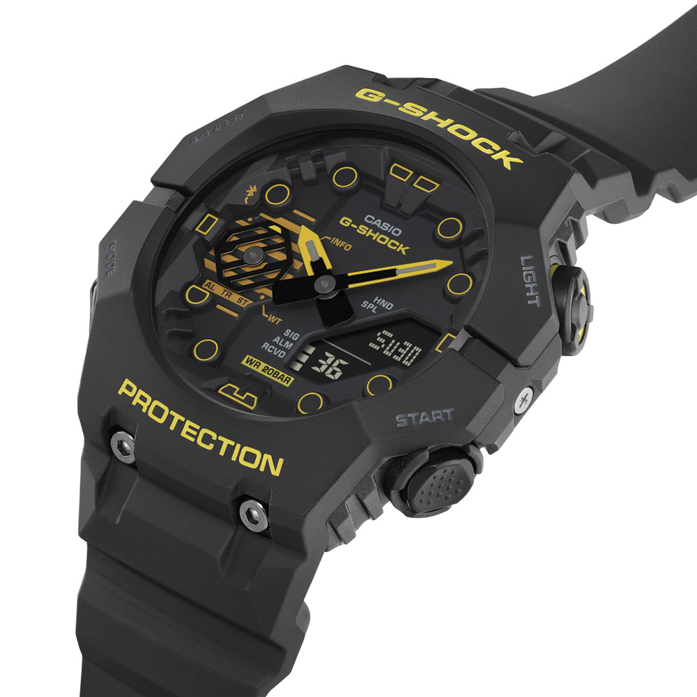 カシオ CASIO ジーショック G-SHOCK 腕時計 Caution Yellow GA-B001 モバイルリンク アナデジ Mウォッチ GA-B001CY-1AJF【FITHOUSE ONLINE SHOP】