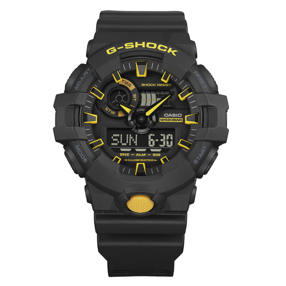 カシオ CASIO ジーショック G-SHOCK 腕時計 Caution Yellow GA-700 アナデジ Mウォッチ GA-700CY-1AJF【FITHOUSE ONLINE SHOP】