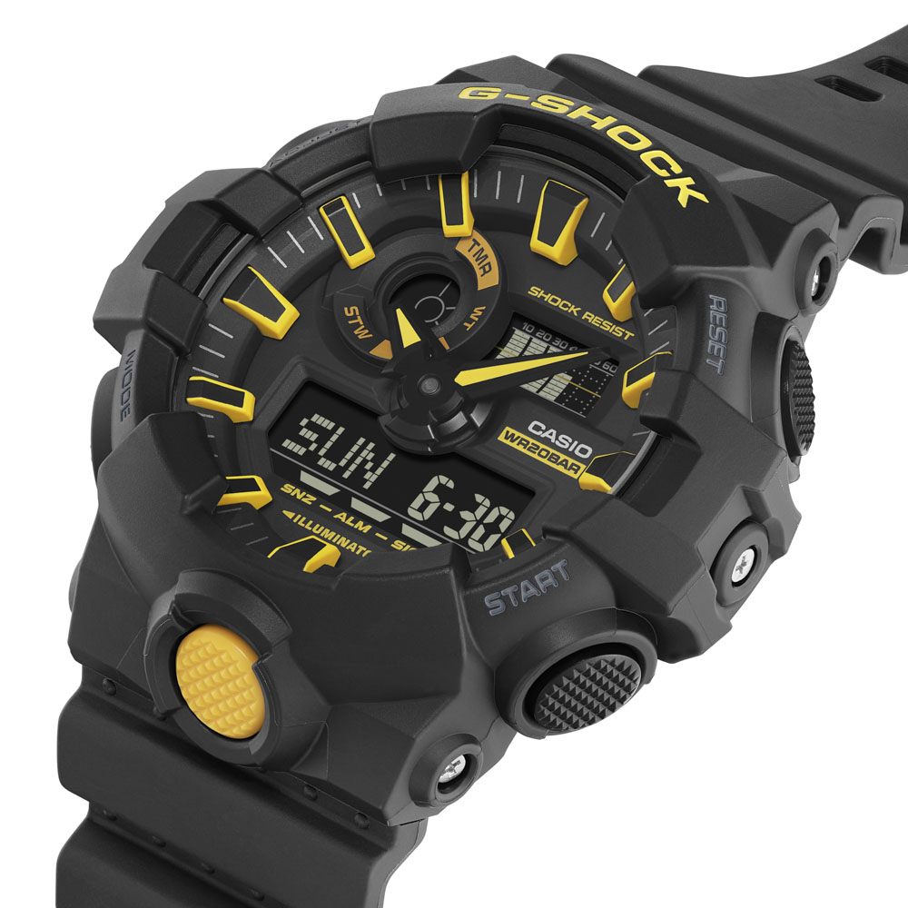 カシオ CASIO ジーショック G-SHOCK 腕時計 Caution Yellow GA-700 アナデジ Mウォッチ GA-700CY-1AJF【FITHOUSE ONLINE SHOP】