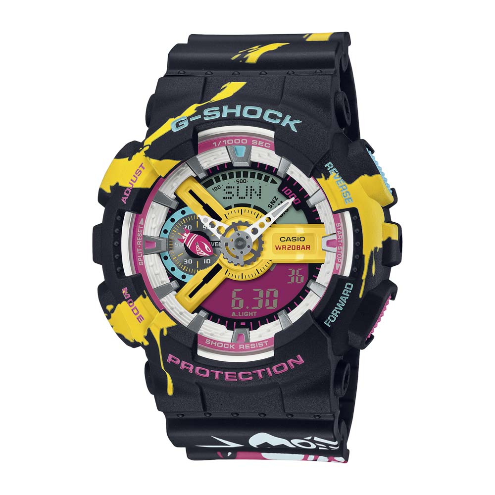 ジーショック G-SHOCK 腕時計 LEAGUE OF LEGENDSコラボ アナデジ Mウォッチ GA-110LL-1AJR【FITHOUSE ONLINE SHOP】