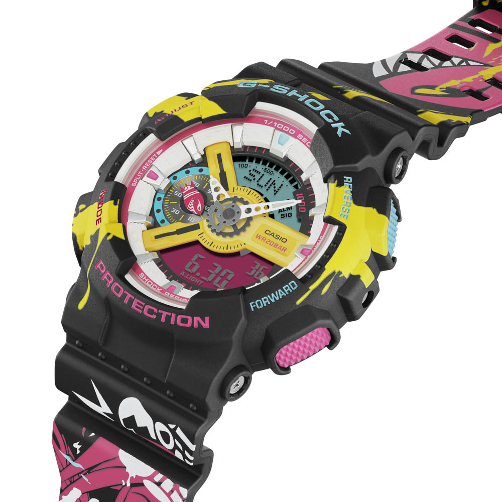 カシオ CASIO ジーショック G-SHOCK 腕時計 LEAGUE OF LEGENDSコラボ アナデジ Mウォッチ GA-110LL-1AJR【FITHOUSE ONLINE SHOP】