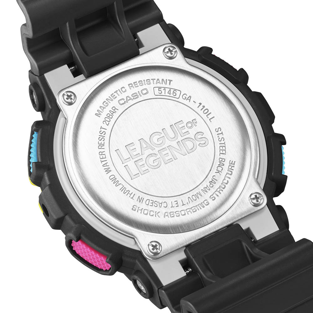 カシオ CASIO ジーショック G-SHOCK 腕時計 LEAGUE OF LEGENDSコラボ アナデジ Mウォッチ GA-110LL-1AJR【FITHOUSE ONLINE SHOP】