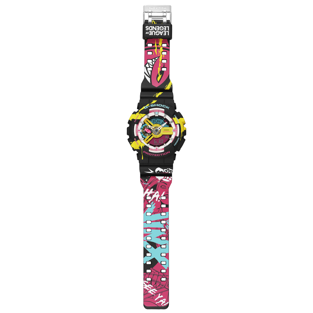 カシオ CASIO ジーショック G-SHOCK 腕時計 LEAGUE OF LEGENDSコラボ アナデジ Mウォッチ GA-110LL-1AJR【FITHOUSE ONLINE SHOP】