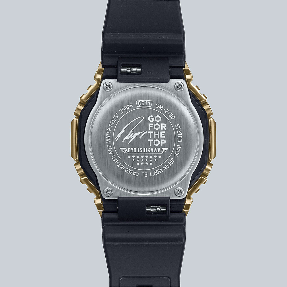カシオ CASIO ジーショック G-SHOCK 腕時計 石川遼シグネチャーモデル アナデジ Mウォッチ ゴルフマーカー付 GM-2100RI23-1JR【FITHOUSE ONLINE SHOP】
