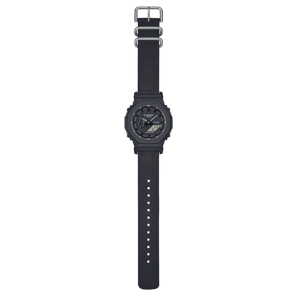 ジーショック G-SHOCK 腕時計 GA-2100 Utility black コーデュラエコファブリック Mウォッチ GA-2100BCE-1AJF【FITHOUSE ONLINE SHOP】