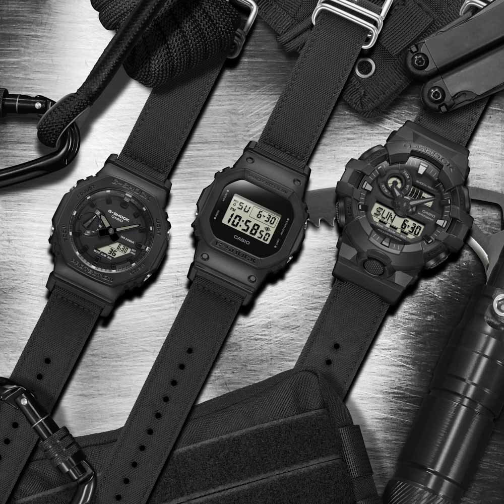 カシオ CASIO ジーショック G-SHOCK 腕時計 GA-700 Utility black コーデュラエコファブリック Mウォッチ GA-700BCE-1AJF【FITHOUSE ONLINE SHOP】