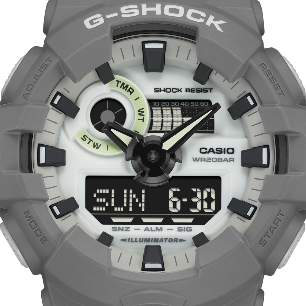 ジーショック G-SHOCK 腕時計 GA-700 HIDDEN GLOW アナデジMウォッチ GA-700HD-8AJF【FITHOUSE ONLINE SHOP】