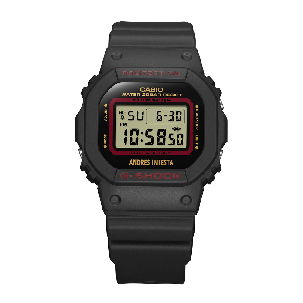 ジーショック G-SHOCK 腕時計 5600 アンドレス・イニエスタ シグネチャーモデル デジタル Mウォッチ DW-5600AI-1JR【FITHOUSE ONLINE SHOP】