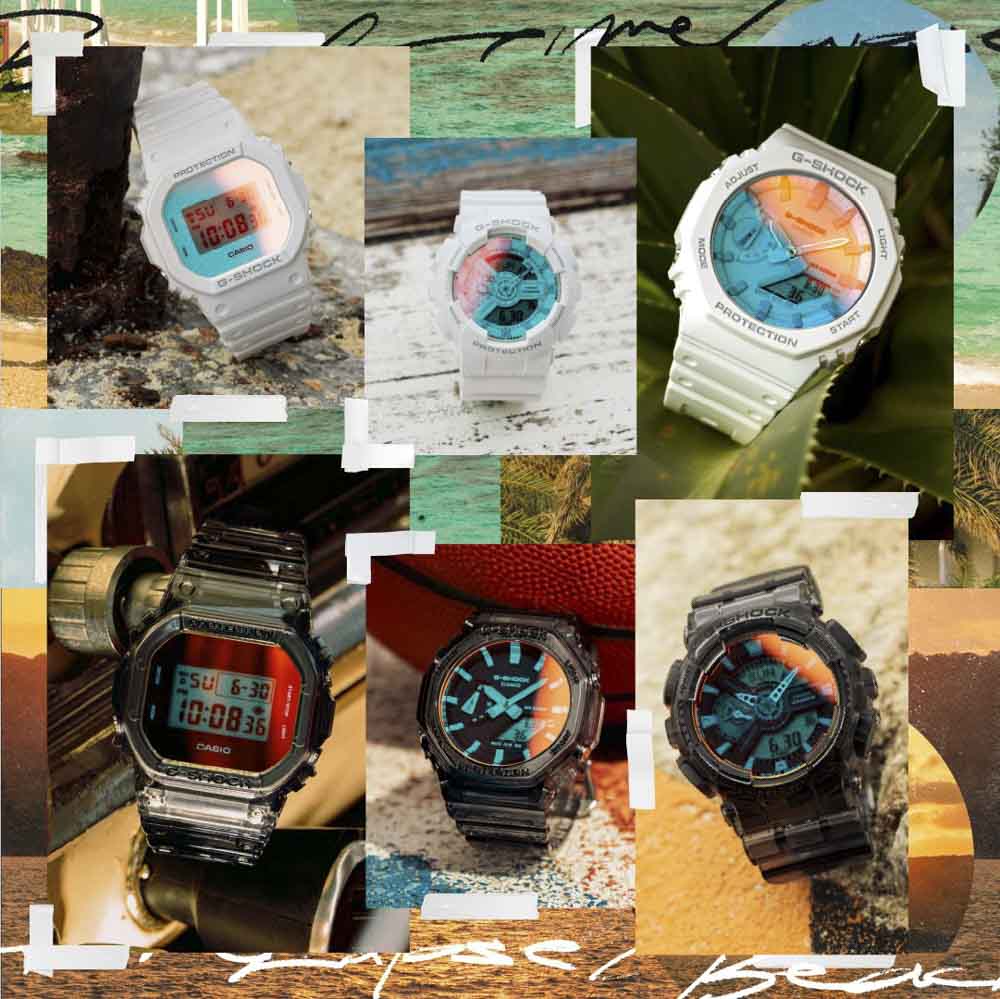 ジーショック G-SHOCK 腕時計 DW-5600 BEACH TIME LAPSE ビーチ タイム ラプス デジタル Mウォッチ DW-5600TLS-8JF【FITHOUSE ONLINE SHOP】