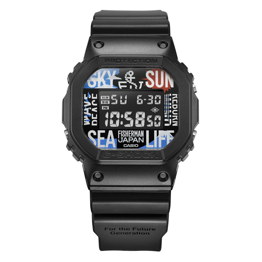 ジーショック G-SHOCK 腕時計 Reborn Art Festival × FISHERMAN JAPAN コラボ Mウォッチ DW-5600RF24-1JR【FITHOUSE ONLINE SHOP】