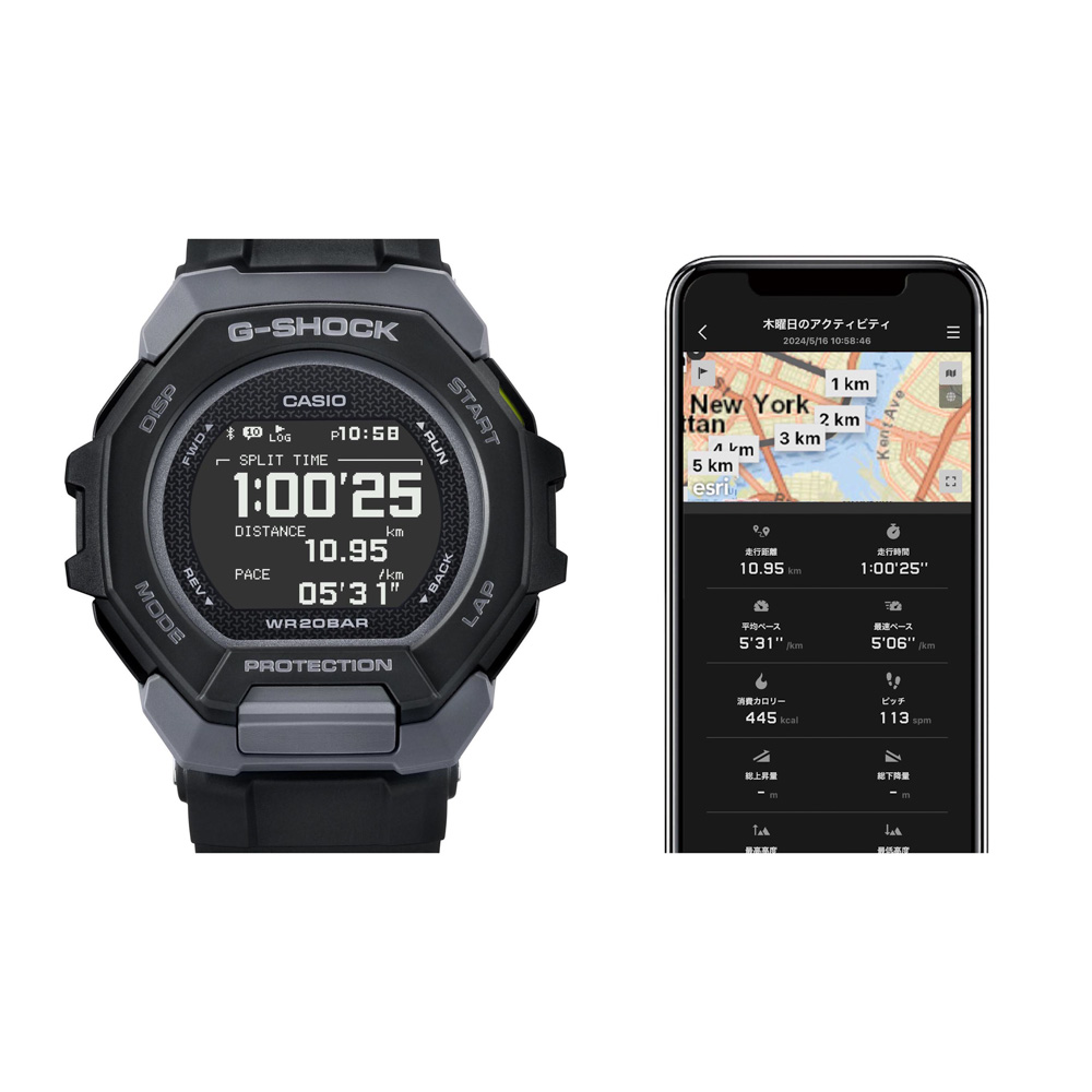 ジーショック G-SHOCK 腕時計 G-SQUAD モバイルリンク デジタル Mウォッチ GBD-300-1JF【FITHOUSE ONLINE SHOP】