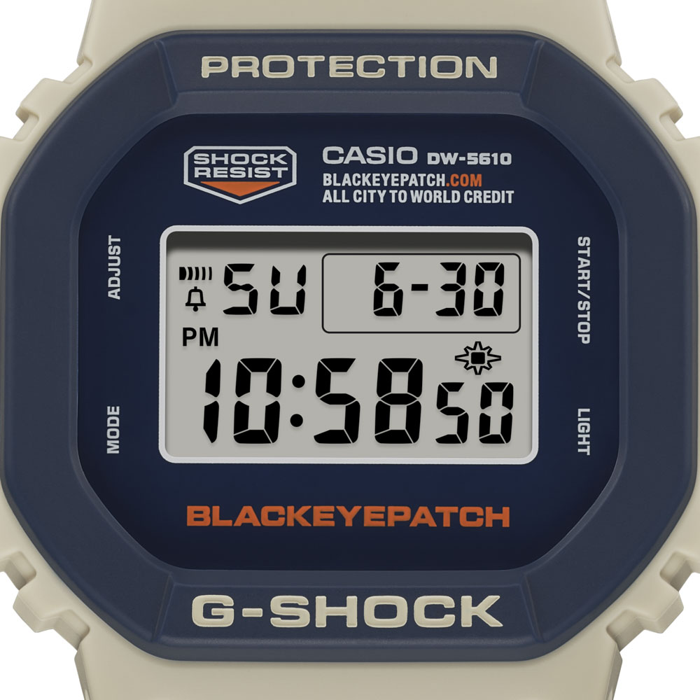 ジーショック G-SHOCK 腕時計 BlackEyePatch コラボ デジタル Mウォッチ DW-5610BEP-2JR【FITHOUSE ONLINE SHOP】