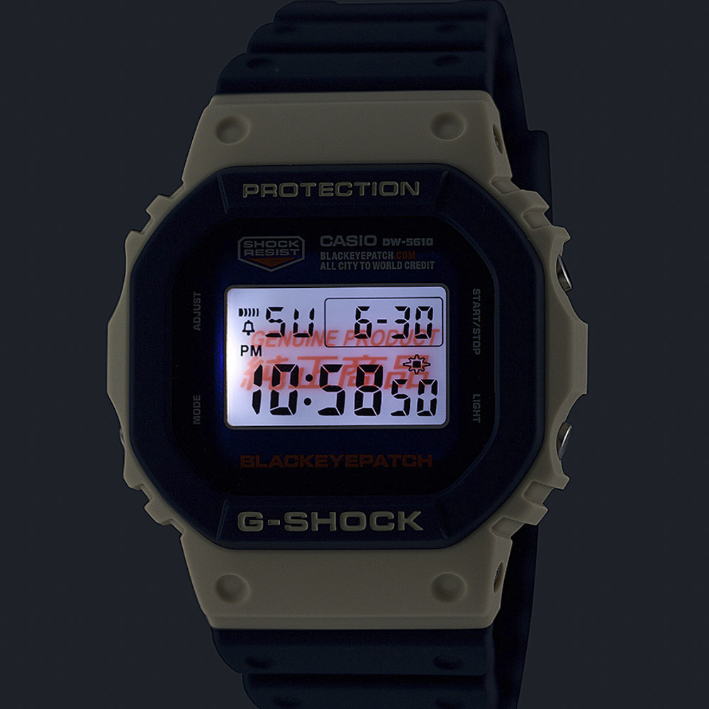 ジーショック G-SHOCK 腕時計 BlackEyePatch コラボ デジタル Mウォッチ DW-5610BEP-2JR【FITHOUSE ONLINE SHOP】