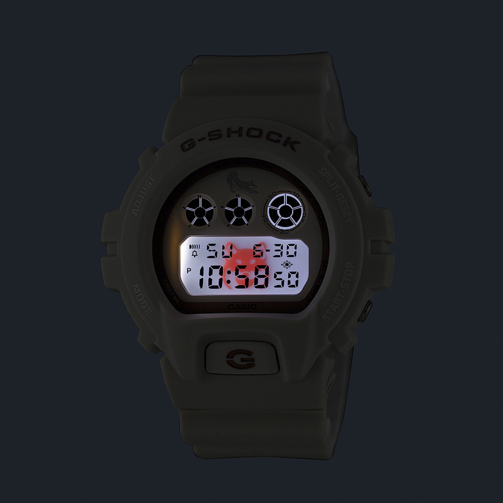 ジーショック G-SHOCK 腕時計 DW-6900 柴犬 デジタル Mウォッチ DW-6900SHB-7JR【FITHOUSE ONLINE SHOP】