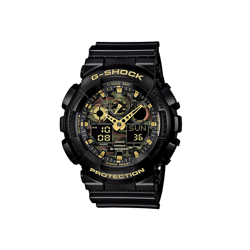 ジーショック G-SHOCK 腕時計 カモフラージュダイアル Mウォッチ GA-100CF-1A9JF【FITHOUSE ONLINE SHOP】