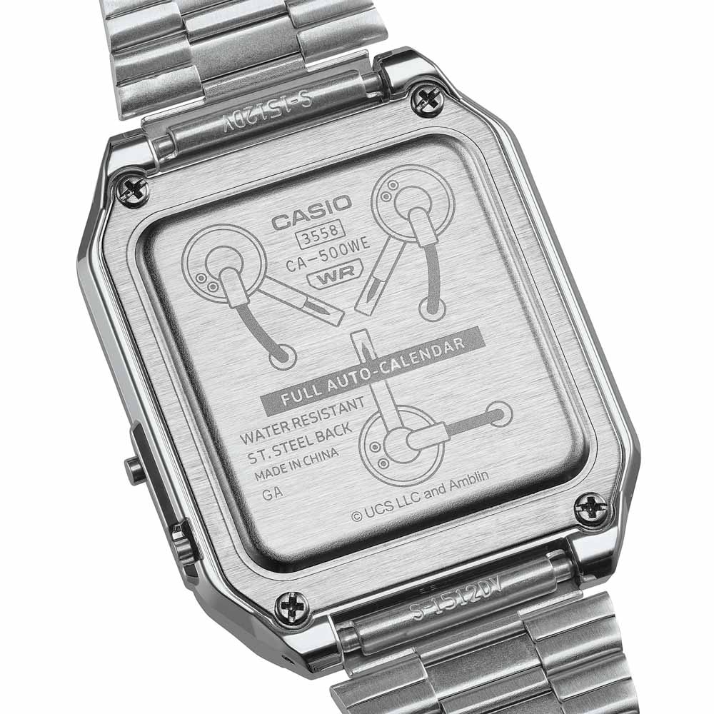 【2025年10月21日（火）0時より発売予定】カシオ CASIO ジーショック G-SHOCK 腕時計 Back to the Future コラボレーションモデル CA-500WEBF-1AJR【FITHOUSE ONLINE SHOP】