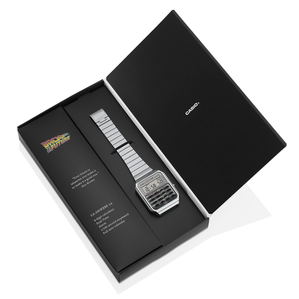 【2025年10月21日（火）0時より発売予定】カシオ CASIO ジーショック G-SHOCK 腕時計 Back to the Future コラボレーションモデル CA-500WEBF-1AJR【FITHOUSE ONLINE SHOP】