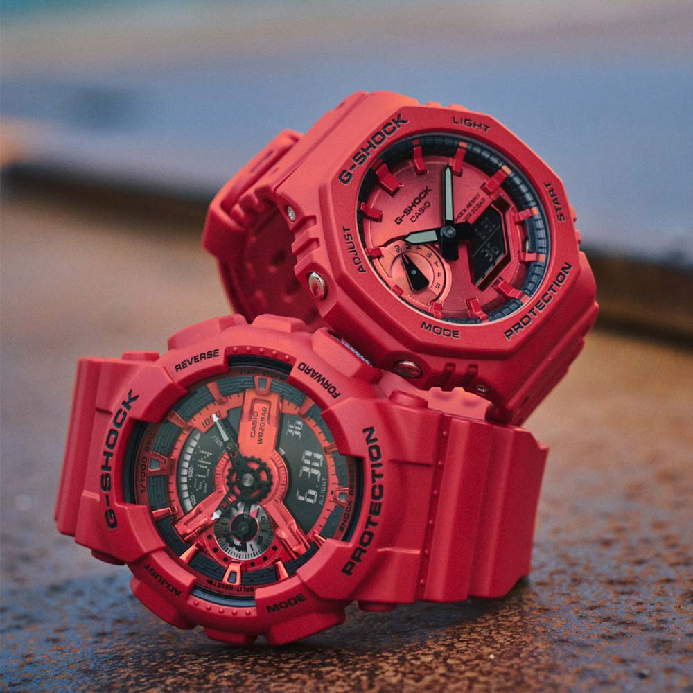 カシオ CASIO ジーショック G-SHOCK Iconic Styles GA-2100RRB-4AJF【FITHOUSE ONLINE SHOP】