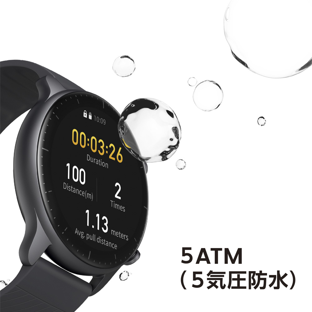 アマズフィット AMAZFIT スマートウォッチ GTR2 サンダーブラック SP170027C150【FITHOUSE ONLINE SHOP】