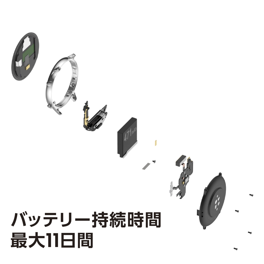 アマズフィット AMAZFIT スマートウォッチ GTR2 ライトニンググレー SP170027C170【FITHOUSE ONLINE SHOP】