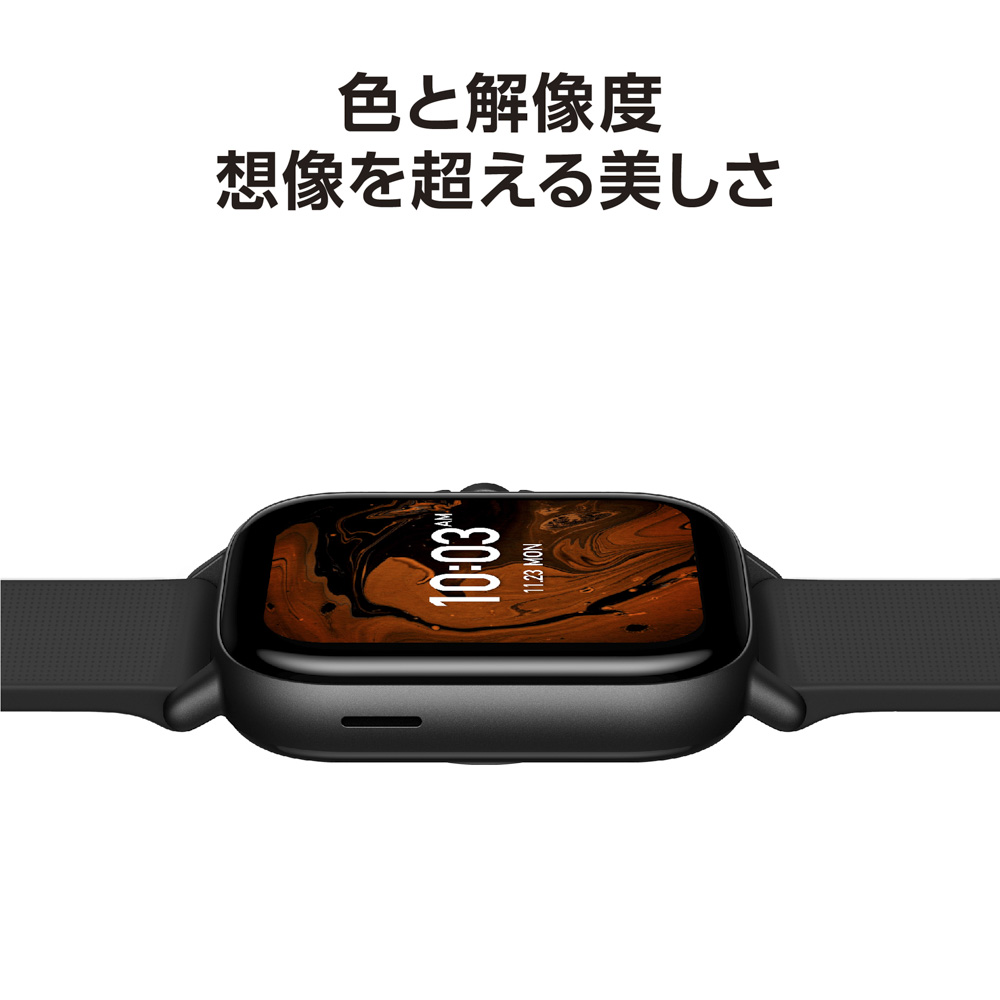 アマズフィット AMAZFIT スマートウォッチ GTS2 スペースブラック SP170028C171【FITHOUSE ONLINE SHOP】