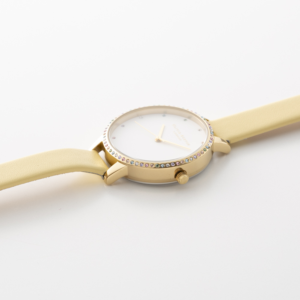 オリビアバートン OLIVIA BURTON 腕時計 レインボー ベゼル サンシャイン＆ゴールド 34mm OB16RB20【FITHOUSE ONLINE SHOP】