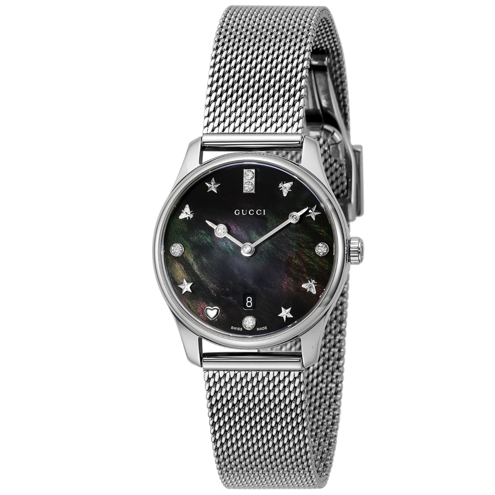 グッチ GUCCI 腕時計 G-TIMELESS ステンレスベルトLウォッチ YA1265001 