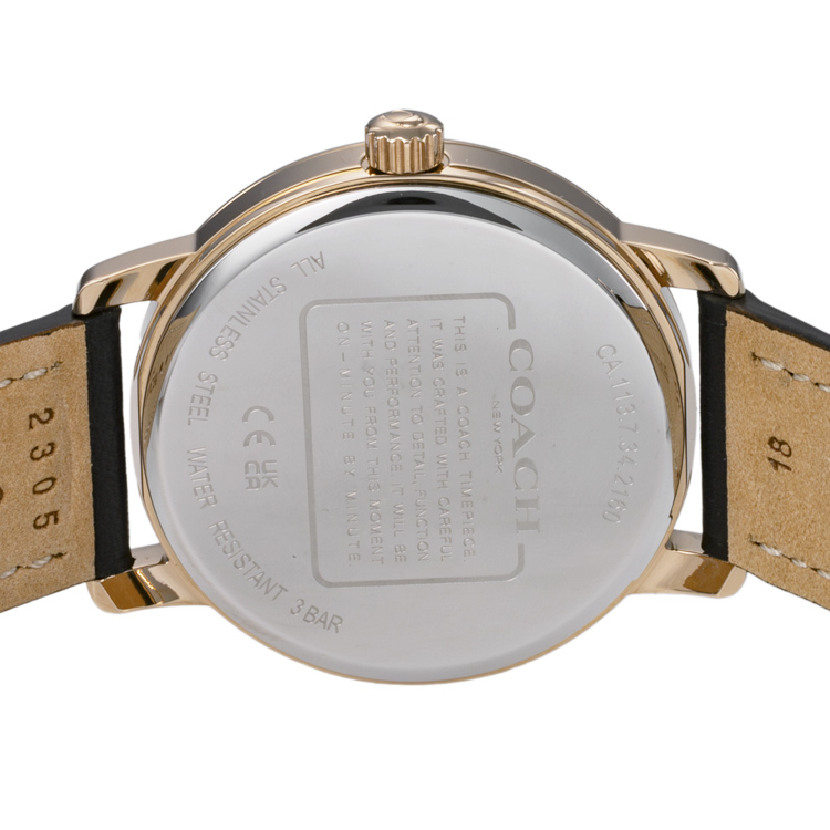 コーチ COACH 腕時計 GRAND ラウンド レザー Lウォッチ 14503972【FITHOUSE ONLINE SHOP】