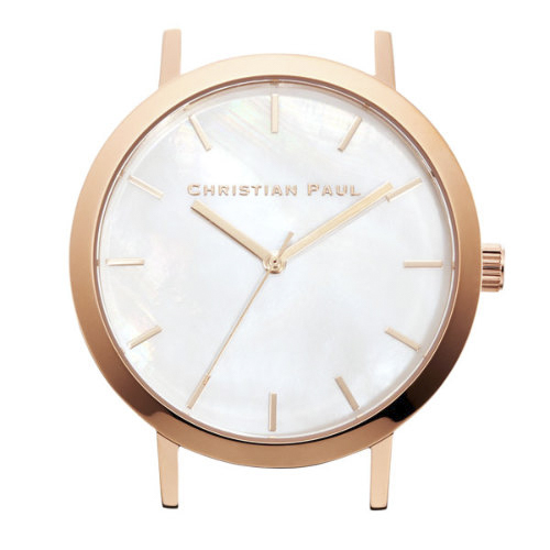クリスチャンポール Christian Paul 腕時計ヘッド SHELL 35mm L ベルト別売 PRL-WHI-RG-35【FITHOUSE ONLINE SHOP】
