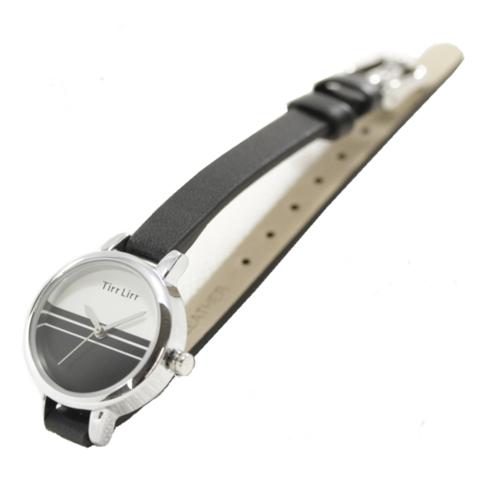 ティルリル Tirr Lirr 腕時計 クォーツ ブラス カウレザーLウォッチ TWC-006BK【FITHOUSE ONLINE SHOP】