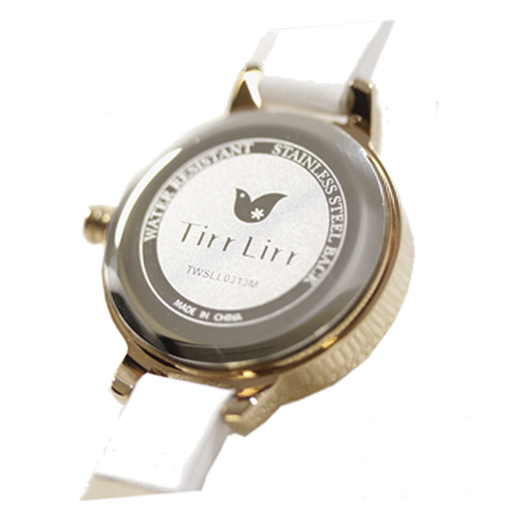ティルリル Tirr Lirr 腕時計 クォーツ ブラス カウレザーLウォッチ TWC-006WH【FITHOUSE ONLINE SHOP】